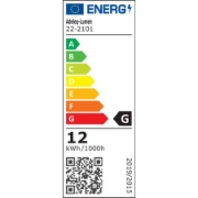 Imagine Corp cu LED 12w pentru sina 40VDC lumina alba - alb