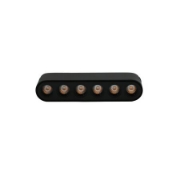 Imagine Corp (lentile la 36 grade) cu LED 6w pentru sina 40VDC lumina alba - negru