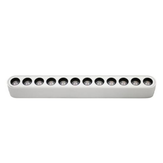 Imagine Corp (lentile la 36 grade) cu LED 12w pentru sina 40VDC lumina alba - alb