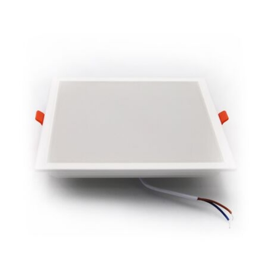 Imagine Corp patrat SLIM alb "ST" cu led 20W lumina calda D:168x168mm (sistem incorporat)
