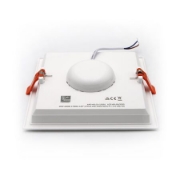 Imagine Corp patrat SLIM alb "ST" cu led 20W lumina calda D:168x168mm (sistem incorporat)