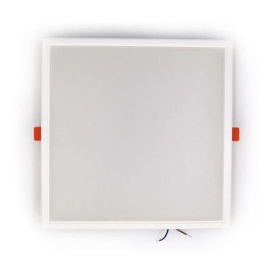 Imagine Corp patrat SLIM alb "ST" cu led 24W lumina calda D:218x218mm (sistem incorporat)