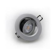 Imagine Spot reglabil cu LED 7W argintiu / lumina calda