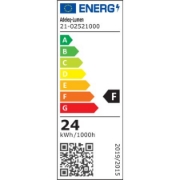 Imagine Corp patrat SLIM alb "ST" cu led 24W lumina alba D:225x225mm