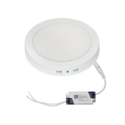 Imagine Corp rotund SLIM alb "PT" cu led 18W lumina rece D:225mm