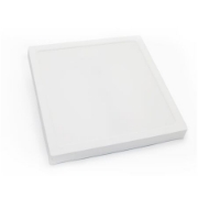 Imagine Plafoniera patrata din plastic alba cu led 24W lumina rece - IP20