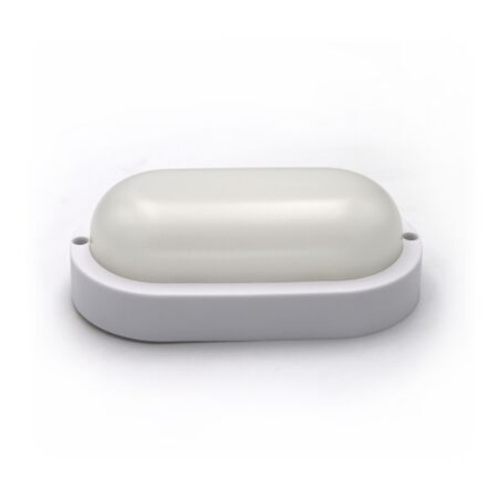 Imagine Aplica ovala alba cu led 8W lumina alba - IP54