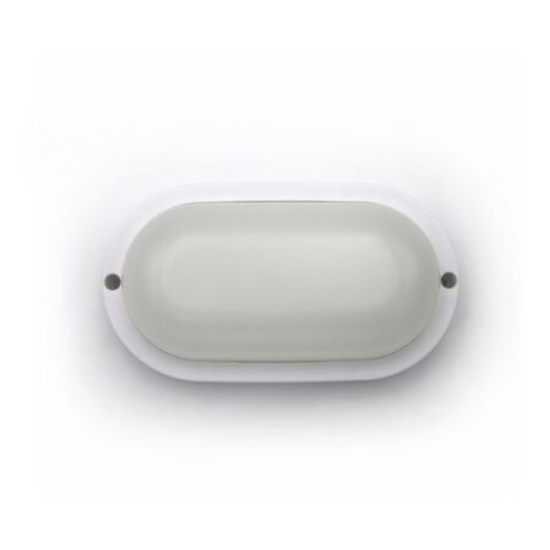 Imagine Aplica ovala alba cu led 18W lumina alba - IP54