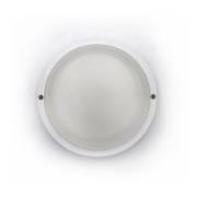 Imagine Plafoniera rotunda alba cu led 12W lumina alba - IP54
