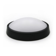 Imagine Aplica LED ovală 15W 230V Lumină Albă IP65 Negru
