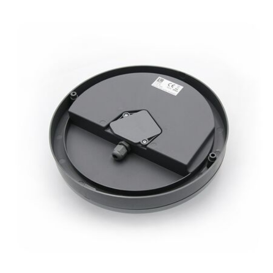 Imagine Plafoniera rotunda gri inchis cu led 18W lumina alba 230V - IP65
