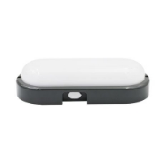 Imagine Corp-aplica ovala negru cu led 20W CCT 230V - IP65