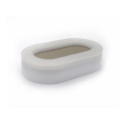 Imagine Plafoniera oval alba & oglinda cu led 11W lumina alba - IP64