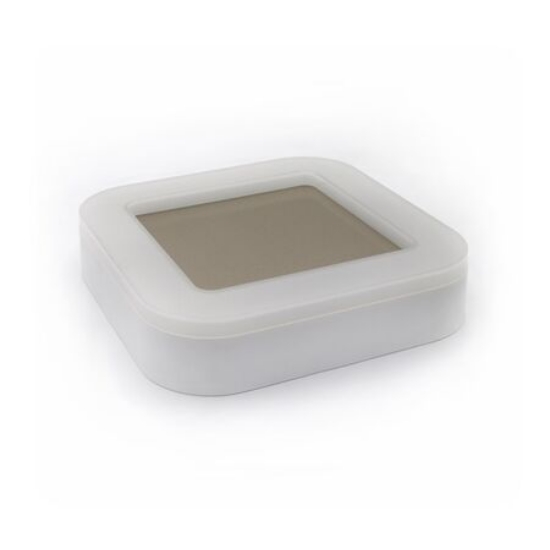 Imagine Plafoniera patrata alba & oglinda cu led 15W lumina alba - IP64