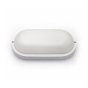 Imagine Plafonieră LED ovală albă 18W 230V LUMINA ALBA cu senzor de prezență IP54 21-26018710