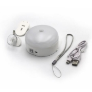 Imagine Corp de iluminat LED "mini" reincarcabil - 3W - cu senzor - rotund
