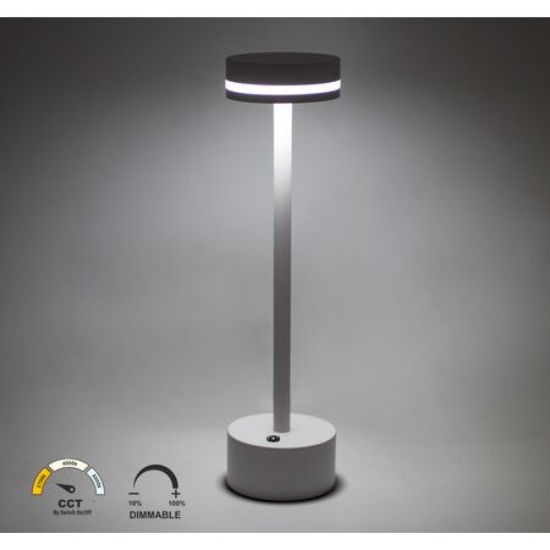 Imagine Veioza LED CCT dimabil reincarcabila - 2W - alba