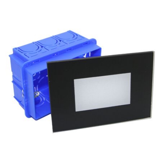 Imagine SPOT DREPTUNGHIULAR 4W 120° ÎNCASTRAT CU LED 230V IP66 - CCT 3000K-4000K-6000K - NEGRU 3-90051