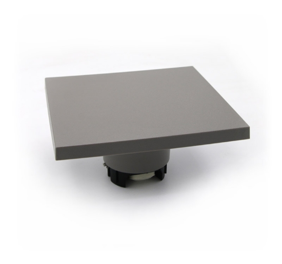 Imagine Corp de iluminat patrat gri PT cu LED 8W 230V IP65 LUMINA ALBA
