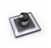 Imagine Corp de iluminat patrat grafit PT cu LED 8W 230V IP65 LUMINA ALBA