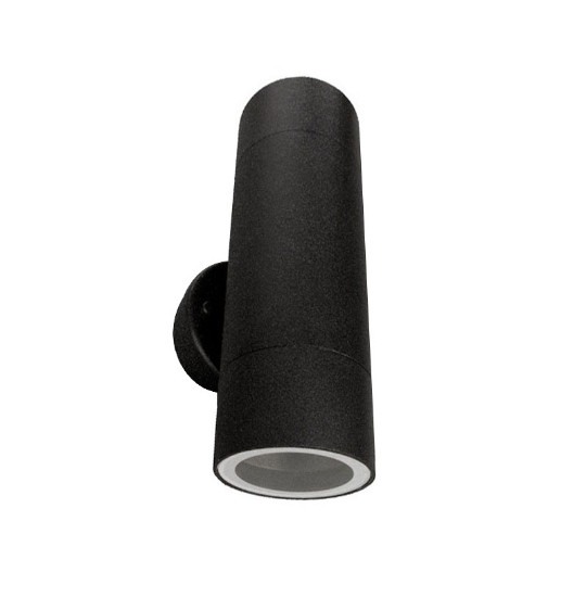 Imagine SPOT ALUMINIU PT FIX LATERAL DUBLU NEGRU GU10 IP54
