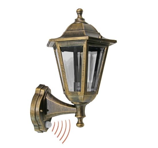 Imagine Corp de iluminat cu senzor de miscare policarbonat 935 "PT" RUSTIC E27 IP44