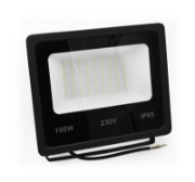 Imagine Proiector 100W SMD LED lumina rece (6200k)  negru - 4y