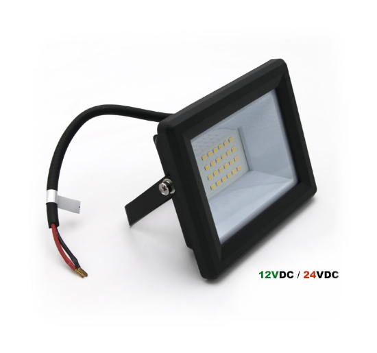 Imagine PROIECTOR 20W SMD LED lumina alba (4000k) antracit 12V-24VDC