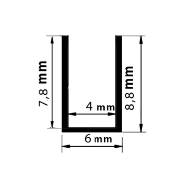 Imagine Profil aluminiu 2m pentru banda NEON-FLEX 6W