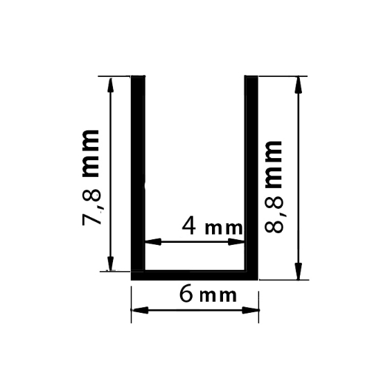 Imagine Profil aluminiu 2m pentru banda NEON-FLEX 6W