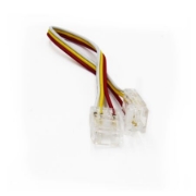 Imagine 2 CONECTORI PENTRU BANDA LED COG CCT CU CABLU (10mm)
