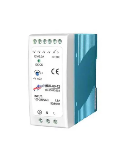 Imagine TRANSFORMATOR PENTRU LEDURI 240V/12VDC 60W pe sina