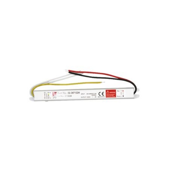 Imagine TRANSFORMATOR PENTRU LEDURI 240V/12VDC 24W aluminiu INGUSTE