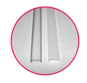 Imagine Capac Frontal Transparent pentru Profil PT. OVAL - 1ML