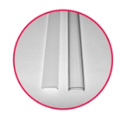 Imagine Capac Frontal Mat pentru Profil PT. OVAL - 1ML