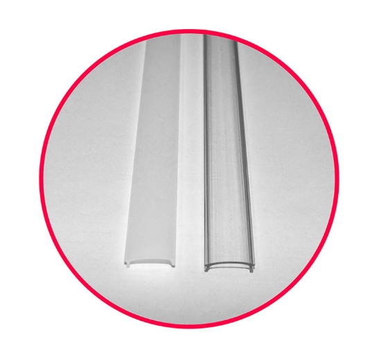 Imagine Capac Frontal Mat pentru Profil PT. OVAL - 1ML