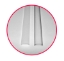 Imagine Capac Frontal Mat pentru Profil PT. OVAL - 1ML