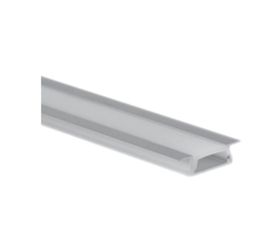 Imagine Profil Aluminiu ST. pentru banda LED - 2metri - ARGINTIU