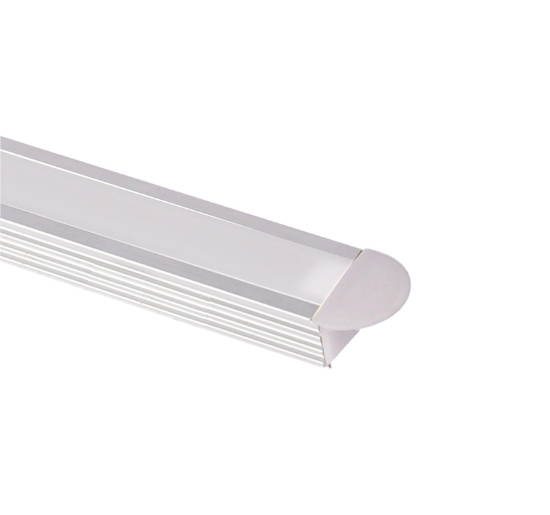Imagine Profil Aluminiu COMPLET ST. ADANC pentru banda LED - 2metri - ARGINTIU