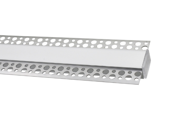 Imagine Profil Aluminiu ST. COMPLET "RIGIPS" LAT pentru banda LED max.21mm - 2 metri