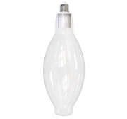 Imagine Sticla ornamentala "TORPEDO" transparent cu dulie adaptor E27