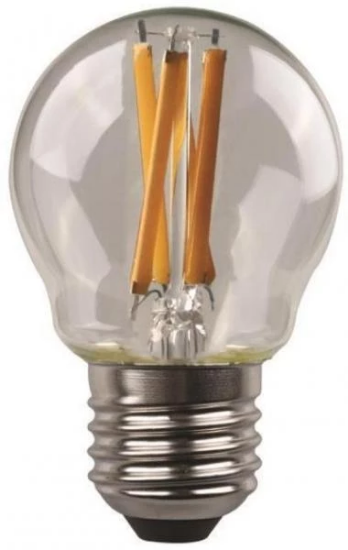 Imagine Bec cu LED FILAMENT BULB G45 Transparent 4,2W 480lm E27 4000k EUROLAMP 220-240V 147-78251