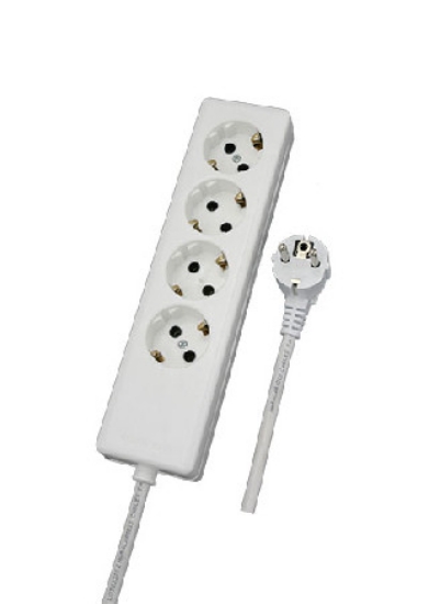 Imagine PRELUNGITOR 4p CU CABLU 3M 3x1.5mm - alb