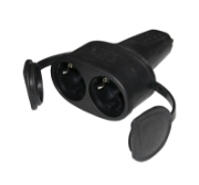 Imagine CUPLA PVC CU CP DUBLA MAMA cu capac freder