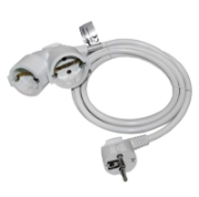 Imagine PRELUNGITOR SOUKO (1 stecher la 2 cuple) 2m CABLU: 3x1.5mm - alb