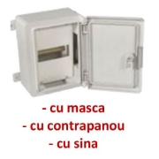 Imagine TABLOU ABS  40x30x17cm CU USA MATA - 20 posturi/2sir. -  IP65