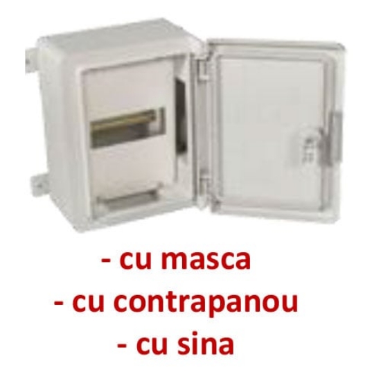 Imagine TABLOU ABS  40x30x17cm CU USA MATA - 20 posturi/2sir. -  IP65