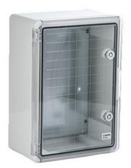 Imagine TABLOU ABS  40x30x17cm CU USA TRANSPARENTA - 20 posturi/2sir. -  IP65