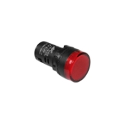 Imagine Lampă de semnalizare LED roșie 220V Ø22mm