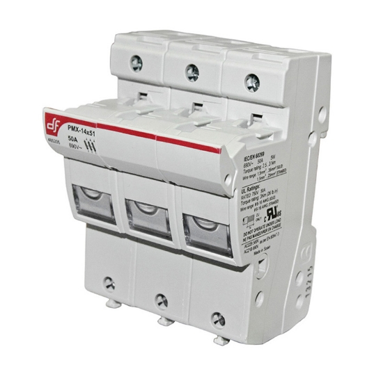Imagine Suport siguranță cilindrică 14x51mm 3x50A DF 02-151